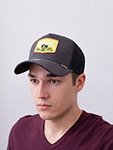 Бейсболка DJINNS арт. HFT Cap DNC RoughCanvas (черный)